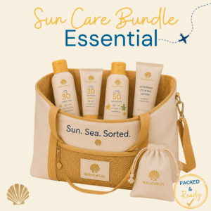 BeachSupplies.co.uk Family Sun Care Essential Bundle — Adult SPF 30, Face SPF 50, Kids SPF 50+ and After Sun Lotion