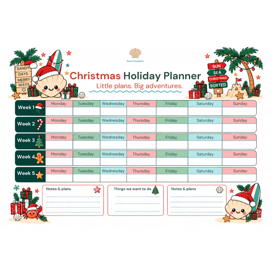 FREE Little Traveller Christmas Holiday Planner image