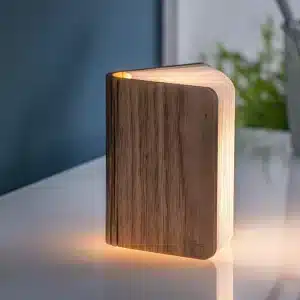 Natural Wood Smart Book Light