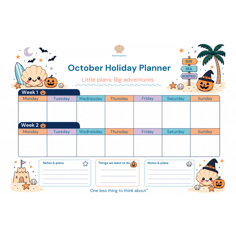 FREE Little Traveller Halloween Holiday Planner image